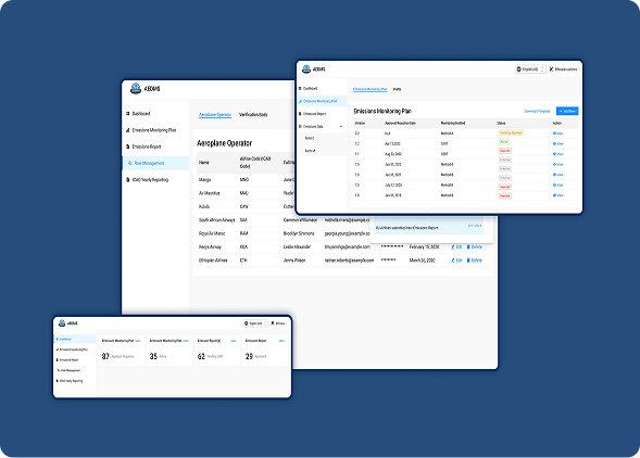 AeDMS – Aviation Emission Data Management System